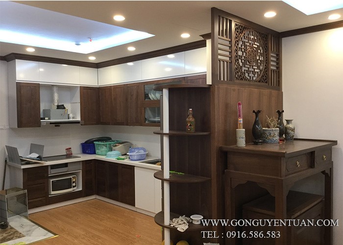 Thi công nội thất chung cư nhà anh Minh